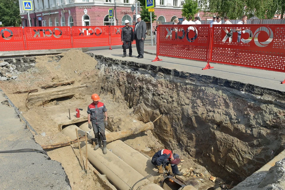 Второй этап ремонта магистрали уже завершен