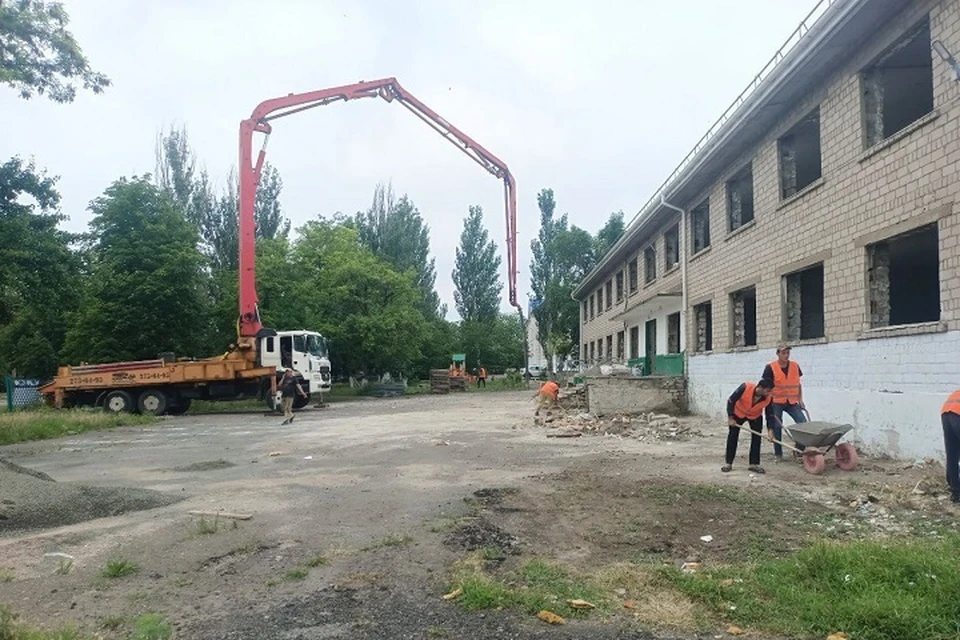 Липецкая область отремонтирует две школы в Володарском округе ДНР. Фото: Администрация Володарского муниципального округа