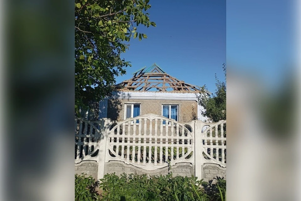Бомбежкой ВСУ в Алешках ранило двух человек и убило одного. Фото: тг-канал Владимира Сальдо
