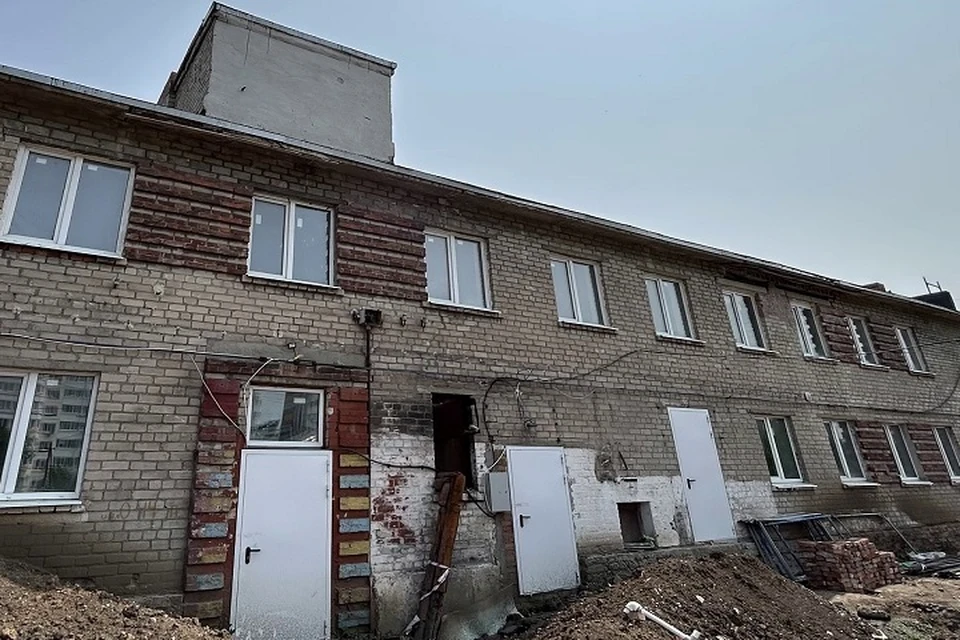 В Мариуполе восстанавливают детский сад на улице Ушакова. Фото: «РКС-НР»