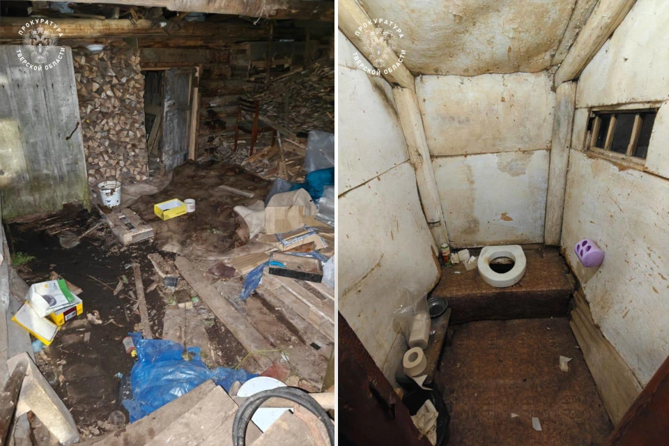 В таких условиях в "лагере" содержались дети. Фото: Прокуратура Тверской области