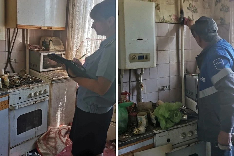 В квартире неплательщика из Ростова Великого отключили газ. ФОТО: УФССП по Ярославской области