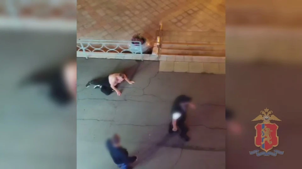 Скриншот: видео МВД Красноярского края