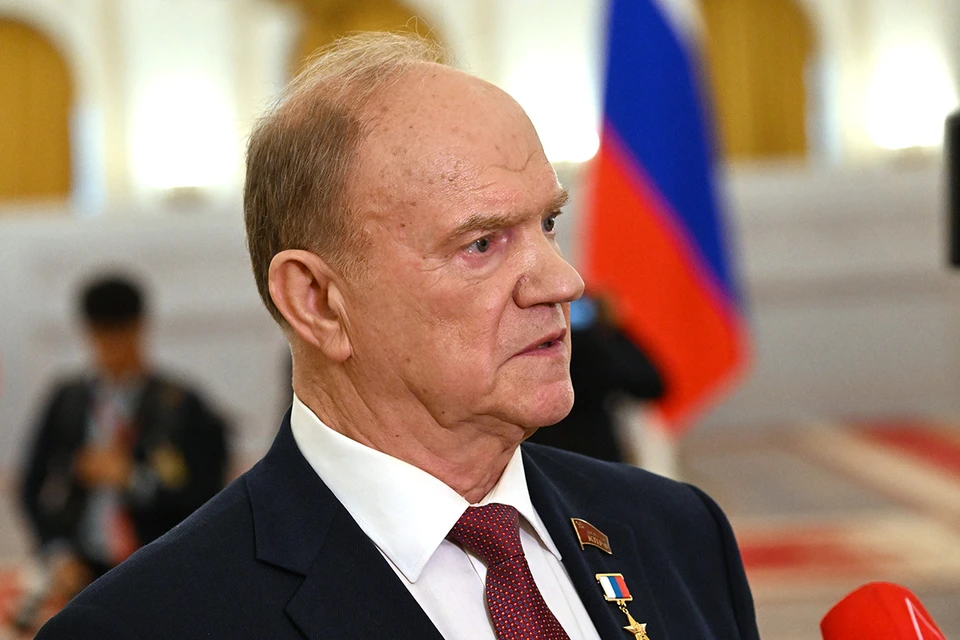 Лидер фракции КПРФ Геннадий Зюганов