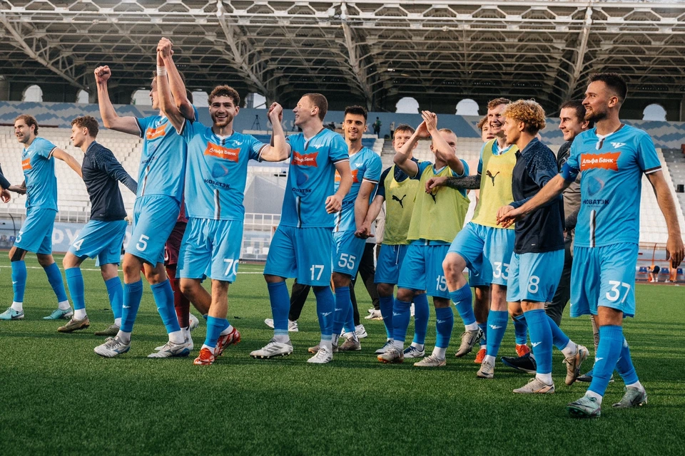 ФК «Челябинск» вышел в Первую лигу после победы над «Волгарем». Фото: ФК «Челябинск»
