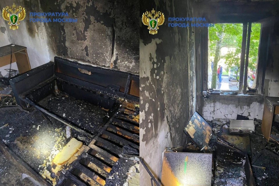 Кадры с места происшествия, где погибла пожилая москвичка