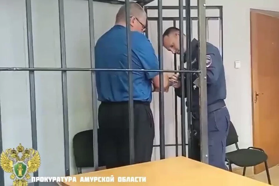Подозреваемые, видимо, ничего не слышали про отмену крепостного права. Фото: скриншот видео прокуратуры Амурской области