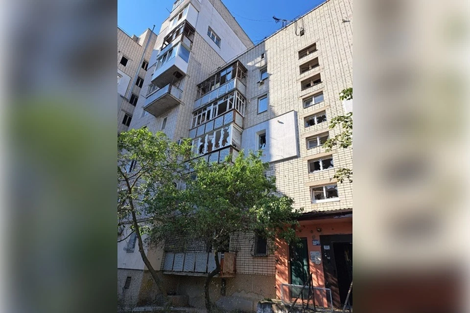 Обстрелы ВСУ повредили несколько домов на левобережной части Херсонщины. Фото: тг-канал Владимира Сальдо