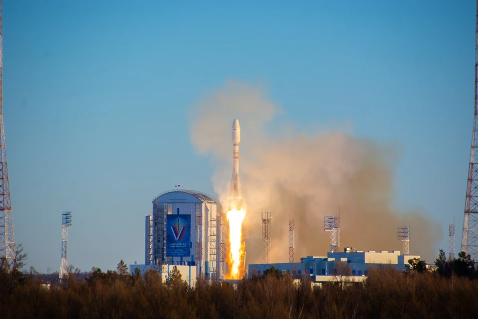Запуск "Союз-2.1б" с "Ионосферами-М" №1 и №2 в ноябре 2024 года. Фото: ГК "Роскосмос"