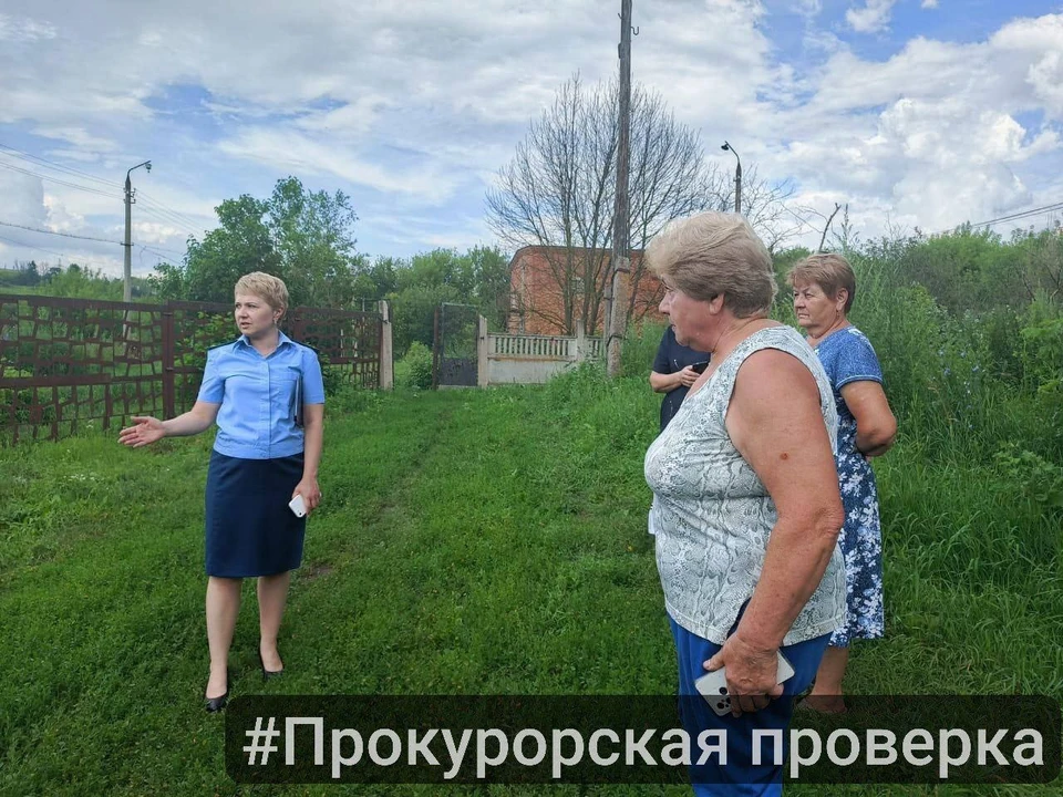 Чинят канализацию после проверки прокуратуры в Плавске Тульской области