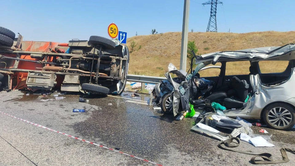 Один человек погиб и двое пострадали в ДТП на Ставрополье. Фото: ГАИ СК