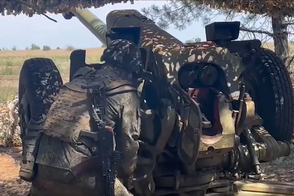 Боевая работа расчета Д-30