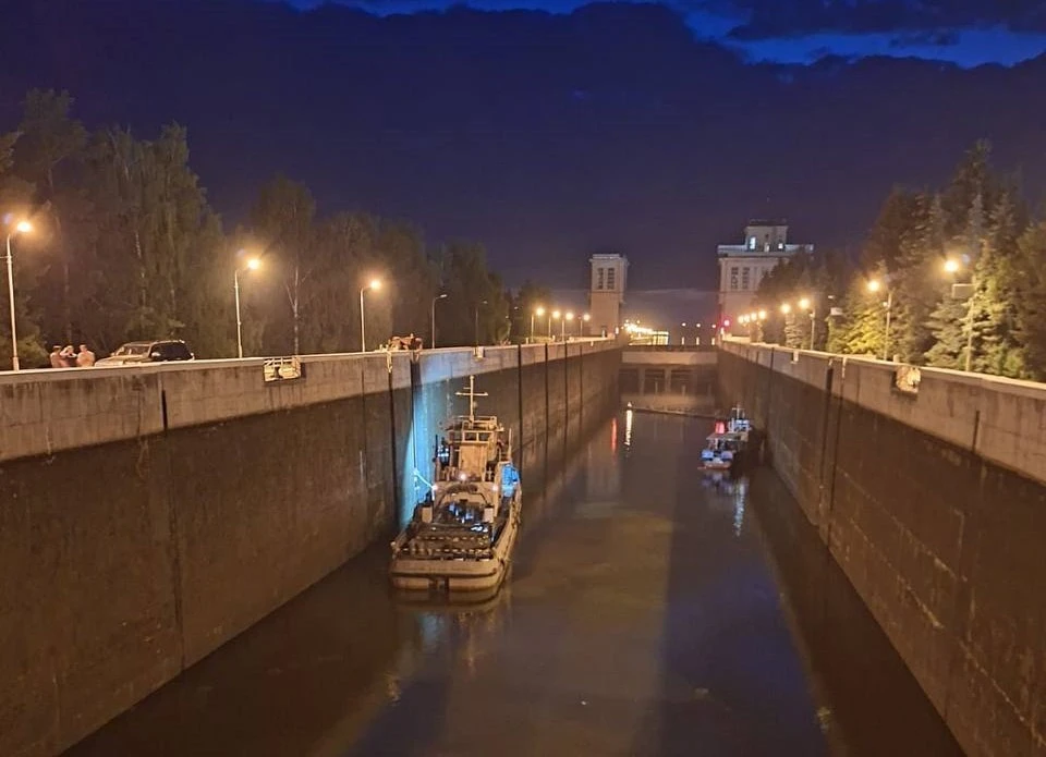 Движение судов восстановили на Городецком гидроузле после аварии. Фото: Росморречфлот