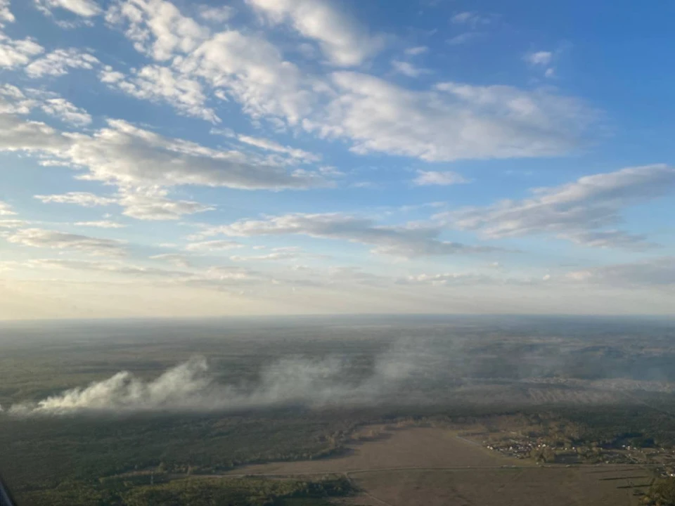 В Хабаровском крае продолжают тушить лесной пожар