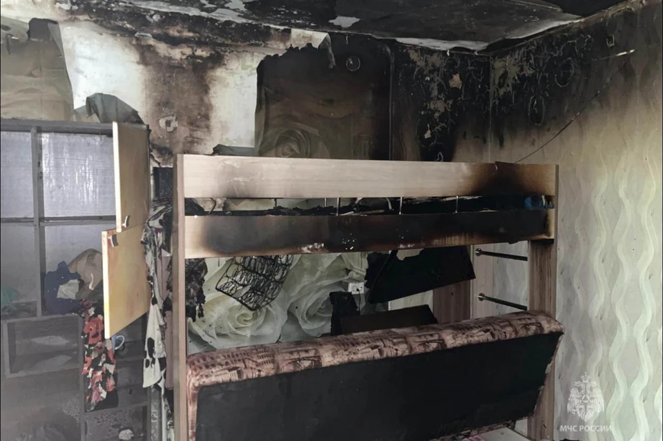В пожаре погиб 4-летний мальчик и 3-летняя девочка. Фото: МЧС Свердловской области