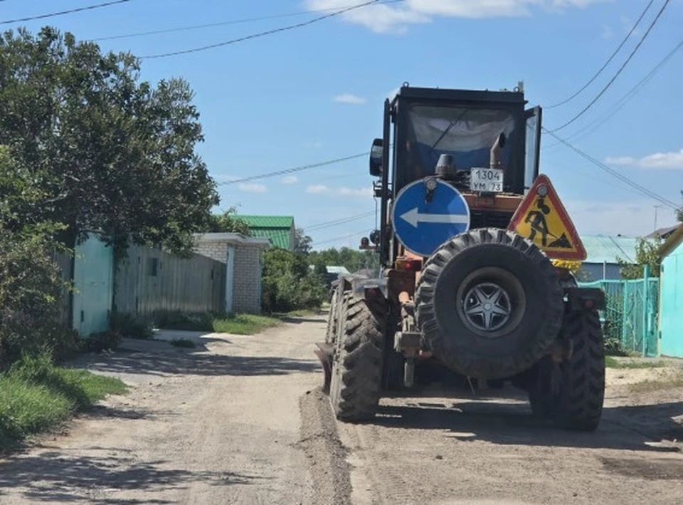 В Ульяновске продолжается ремонт дорог и тротуаров. Фото администрация Ульяновска