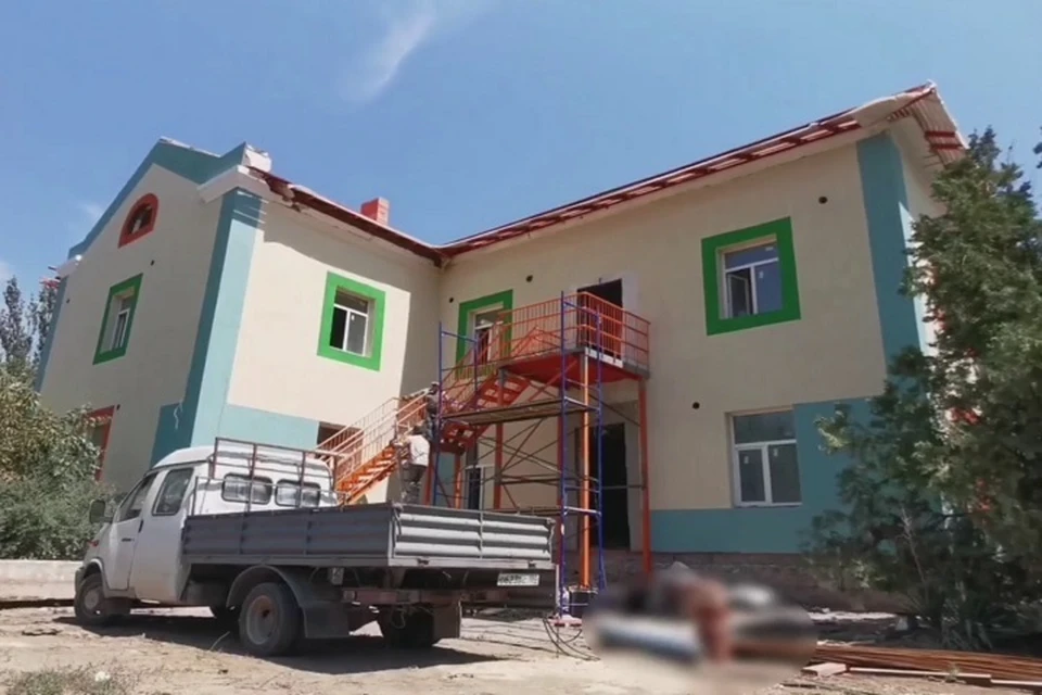 В Приморском районе Мариуполя восстанавливают детский сад. Фото: ГБУ МО «УТНКР»