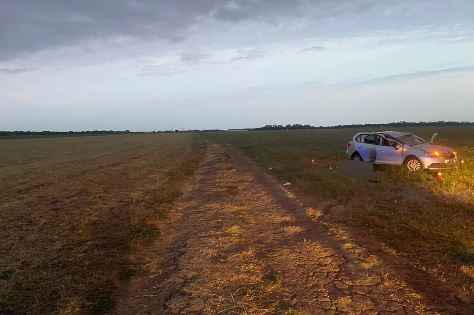 Смертельная авария произошла на безлюдной дороге. Фото: ГУ МВД России по Краснодарскому краю