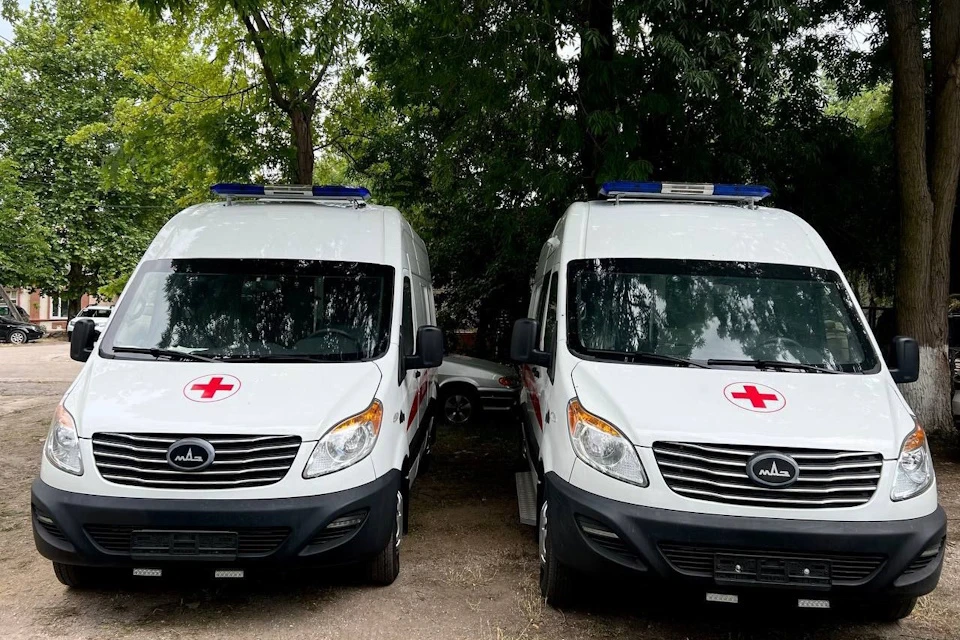 В Херсонскую область поступили бронированные автомобили скорой помощи Фото: минздрав ХО