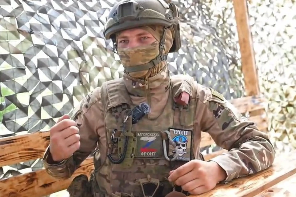 Боец "Бизон" рассказывает о непростом штурме Пятихаток. Фото: Народный фронт Запорожской области