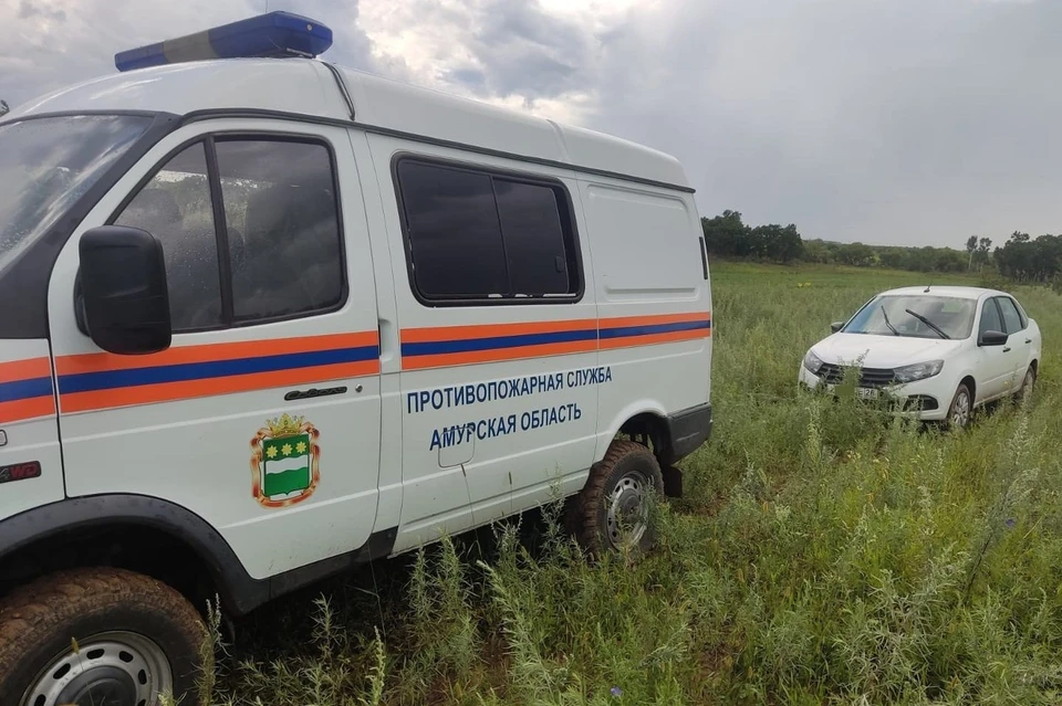 В поисках принимали участие пожарные, полицейские и местные жители. Фото: Амурские спасатели