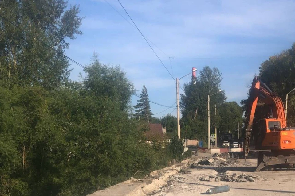 В Новосибирске начали сносить старый мост через реку Тула. Фото: мэрия Новосибирска