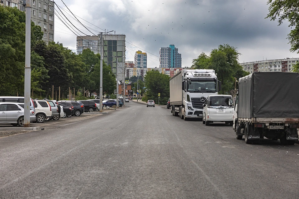 Работы по нацпроекту охватили несколько участков в дальневосточной столице.
