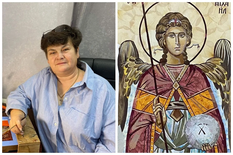 Лепестки цветов, листья деревьев и кустарников, стебли, полевые колосья служат материалом для портретов, каждая деталь которых выполнена вручную. Фото: личный архив героини публикации