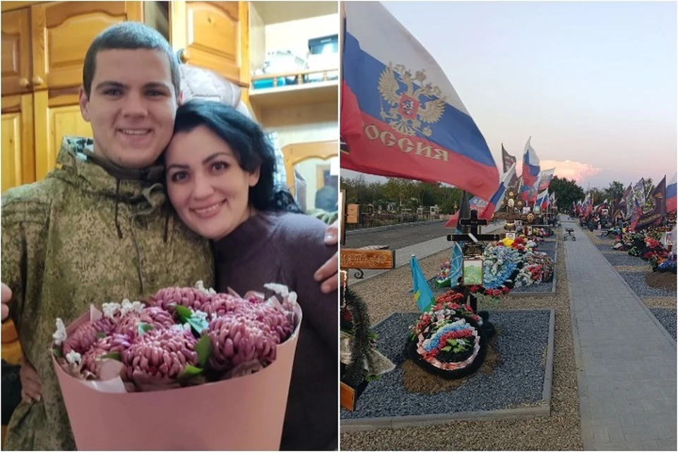 Мама погибшего героя превратила место захоронения сына в красивый сквер. Фото: из архива семьи.