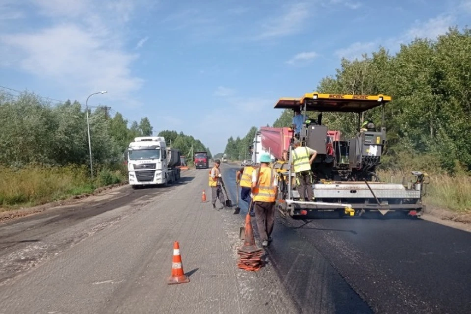 Работы ведутся за счет средств регионального дорожного фонда. Фото: пресс-служба Главы и правительства Удмуртии