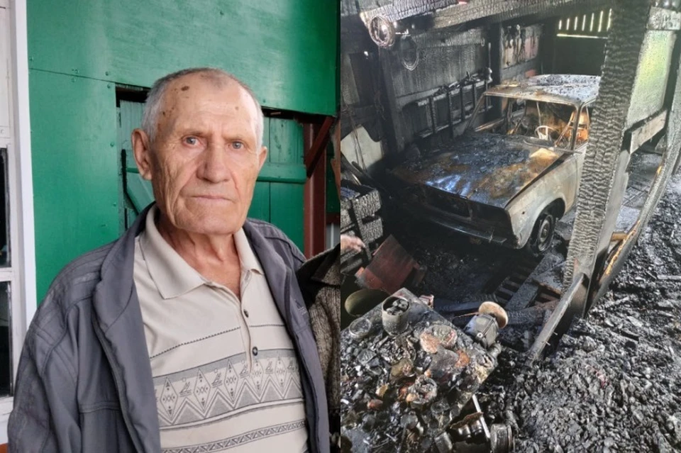 Ветеран труда Геннадий Грачёв лишился дома в 83 года. Фото: предоставлено КП-Новосибирск