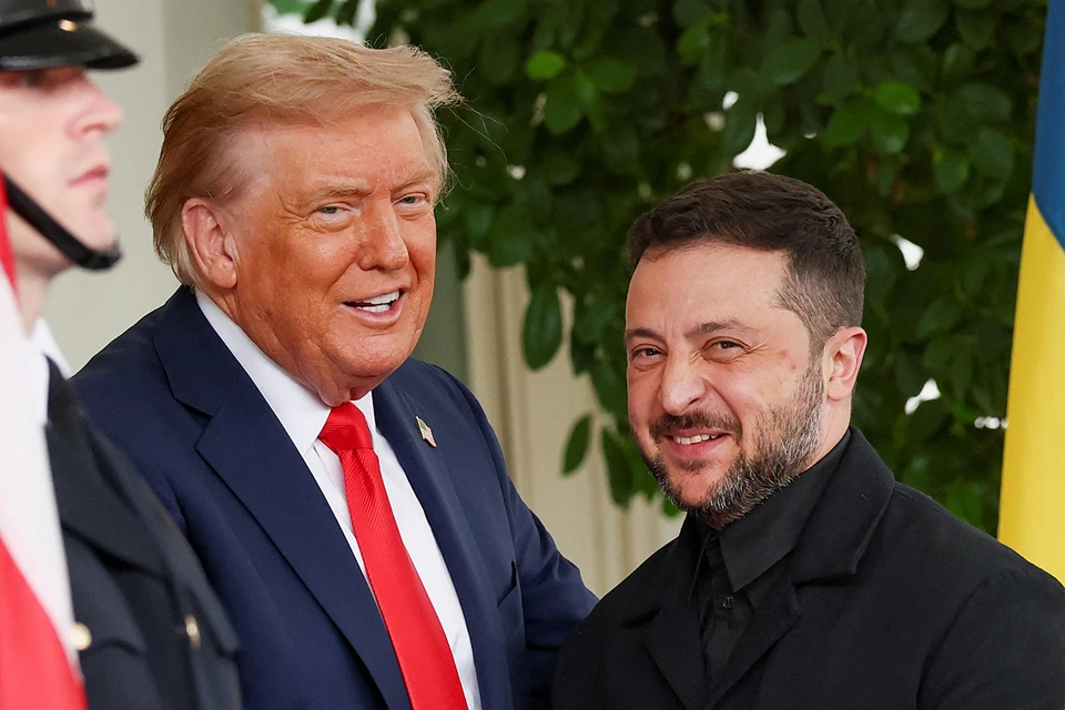 К президенту США украинский «модник» пришел все в той же робе сотрудника ритуального бюро