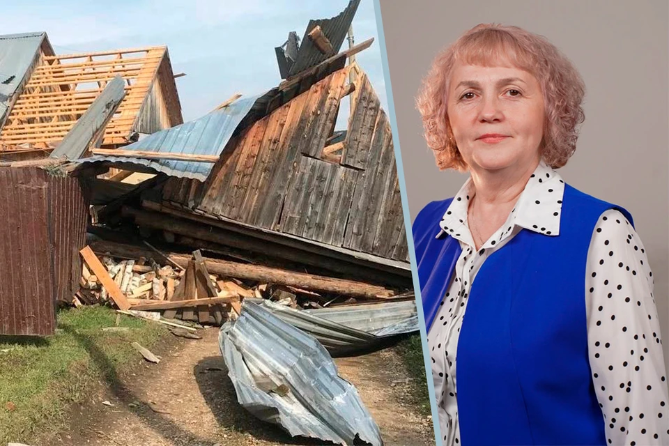 Смерч повредил 96 жилых домов и 16 административных зданий. Фото: Елена Калина/личная страница Веры Бунаковой