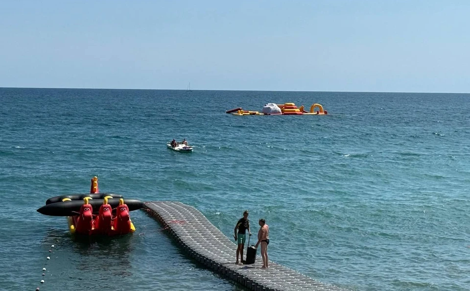 Опасные водные аттракционы нашли в Алуште. Фото: Алексей Игнатенко/Tg