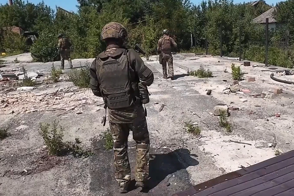 Боевая работа саперов ВДВ