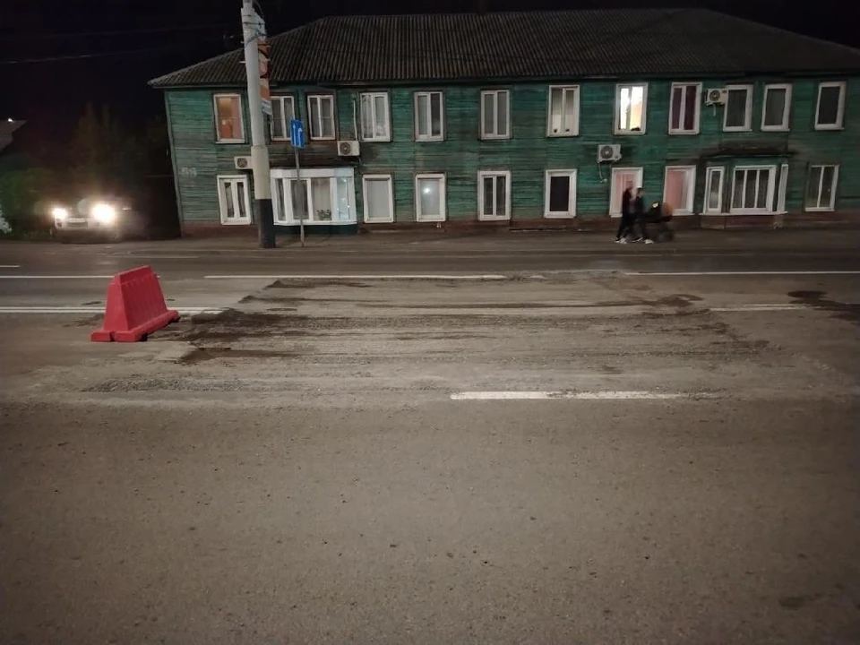 Дорогу размыли сточные воды