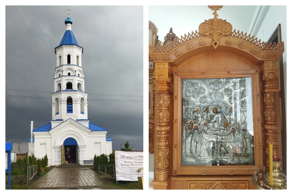 Успенский храм был возрожден, а его главная икона - отреставрирована.