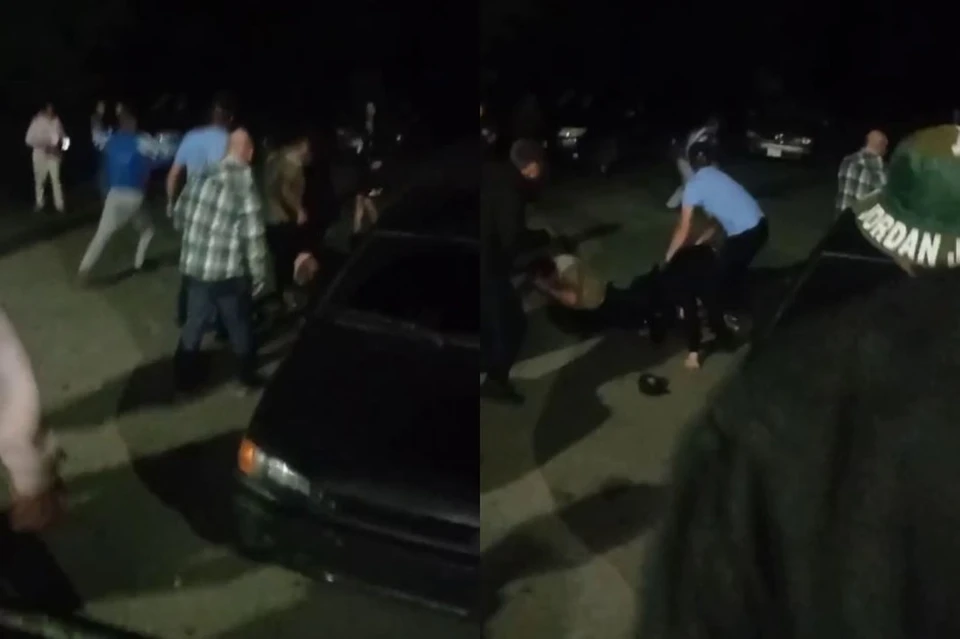 Драка произошла в селе Белоярка Мошковского района. Кадры из видео, предоставленного КП-Новосибирск.