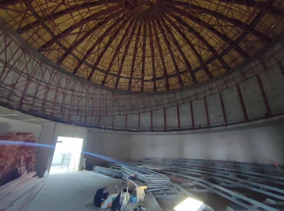 Так сейчас выглядит полнокупольный зал