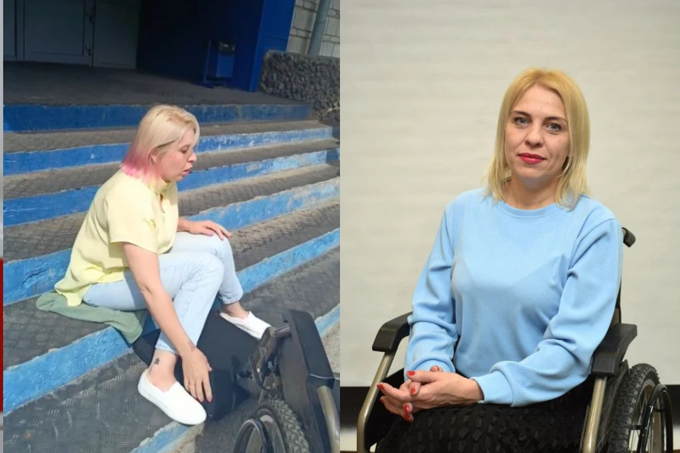 Теперь Анастасия судится с клиникой из-за отсутствия пандуса. Фото: Предоставлено Анастасией Пестриковой