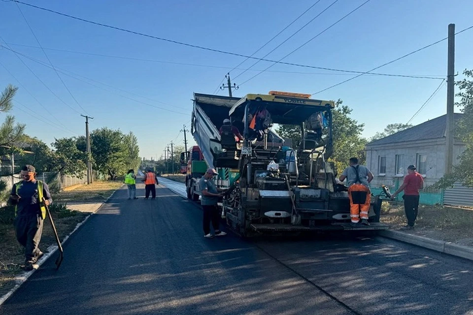 Восстановление дорог в Мариупольской агломерации приближается к завершению. Фото: Служба автомобильных дорог Донбасса