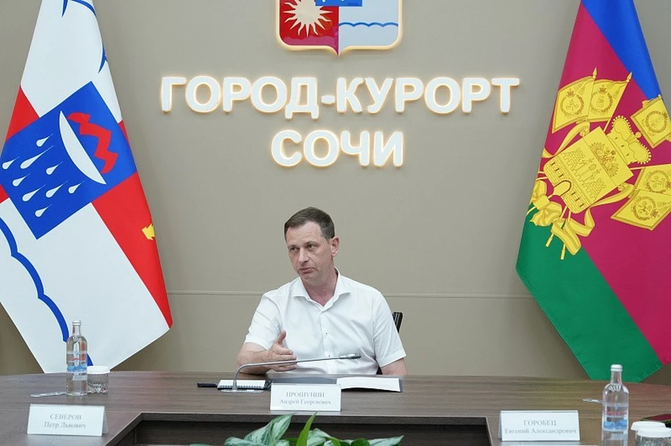 Андрей Прошунин. Фото: пресс-служба администрации Сочи
