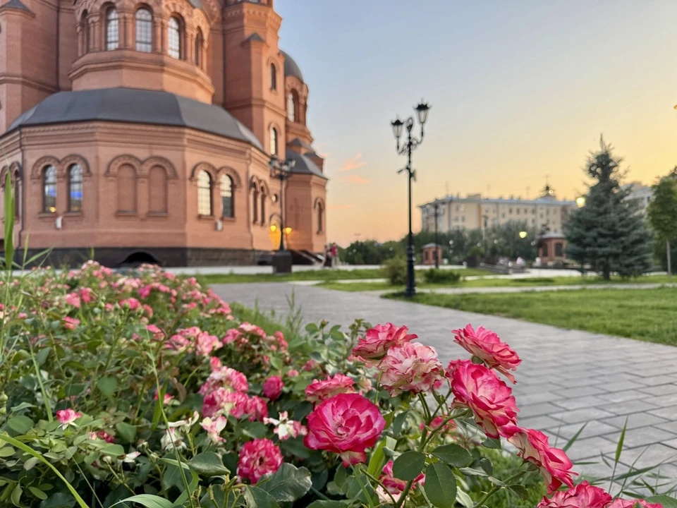 Осень в Волгограде.