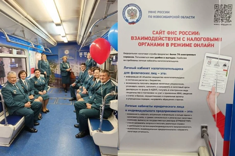 В новосибирском метро появился новый тематический вагон. Фото: пресс-служба новосибирского метро