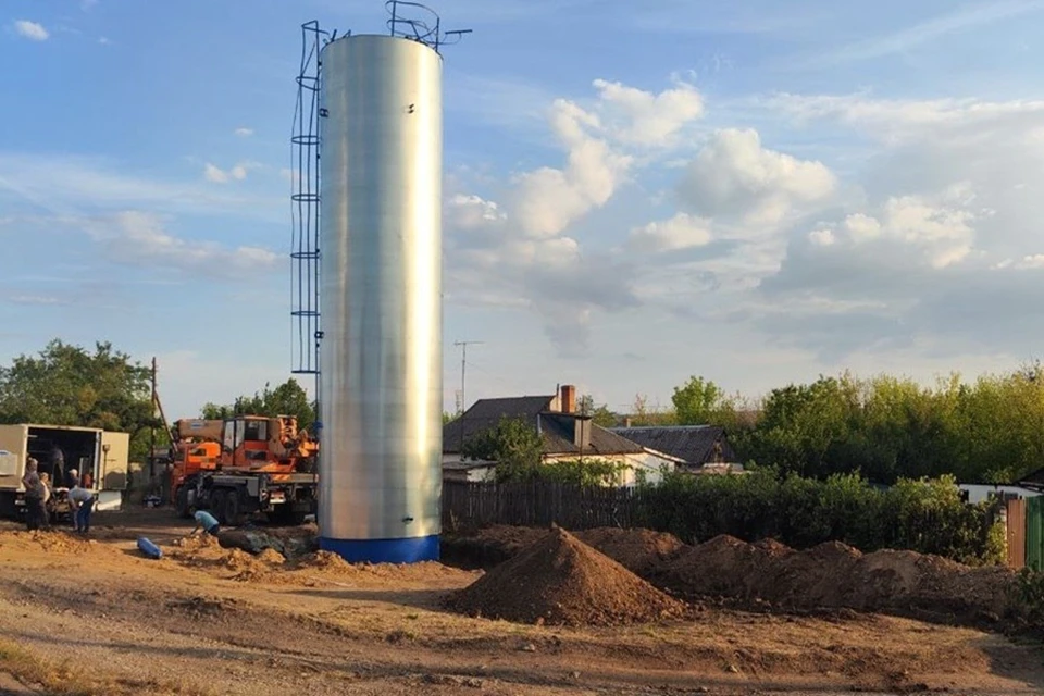 В Макеевке появится третья водонапорная башня. Фото: ТГ/Пушилин