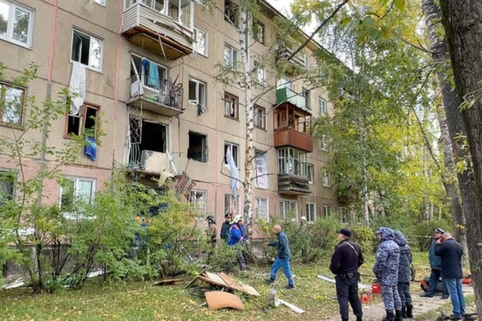 Мэр Петров: В Ангарске введен режим ЧС после взрыва бытового газа в пятиэтажке. Фото: тг-канал Сергея Петрова, мэра Ангарска.