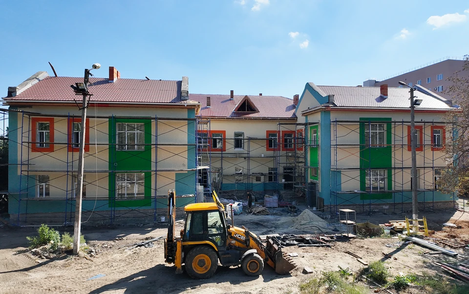 В Мариупольском детском саду №16 «Чайка» проходит капитальный ремонт