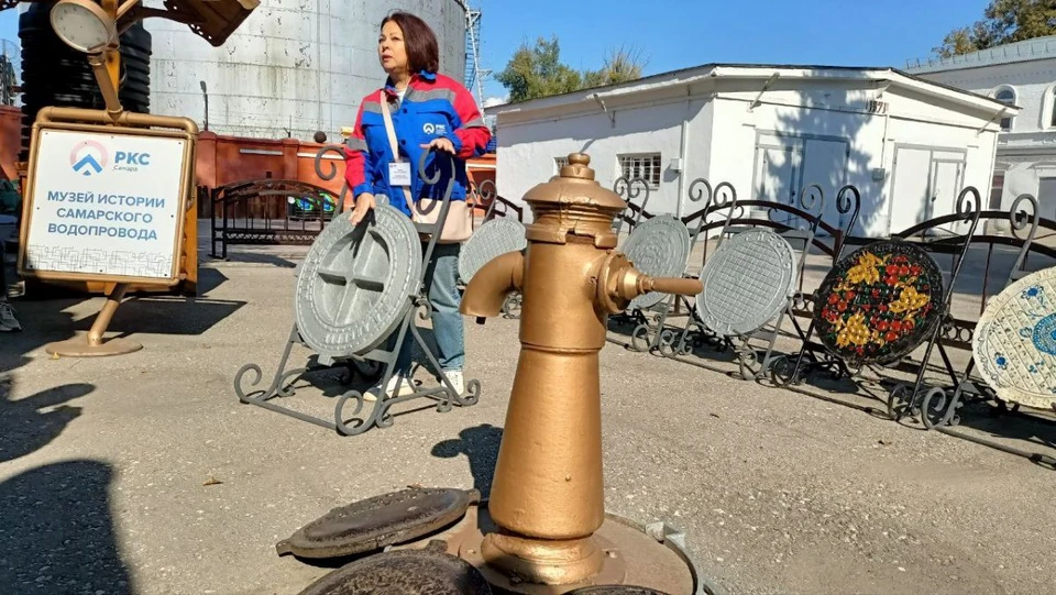 В Музее истории самарского провода сохранились уникальные люки колодцев. Фото Татьяна Петунина.