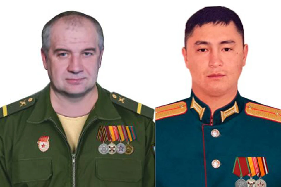 Ефрейтор Геннадий КУЧИНСКИЙ и Младший лейтенант Марат КАСЕИНОВ