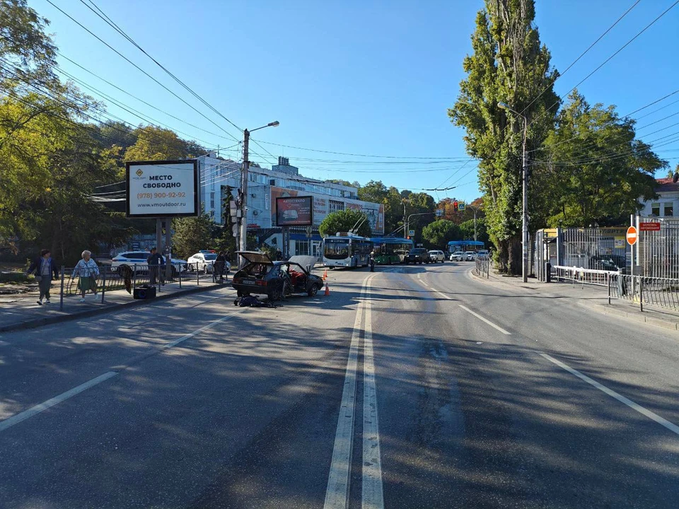 Водитель потерял контроль над управлением автомобиля. Фото: t.me/umvd_92